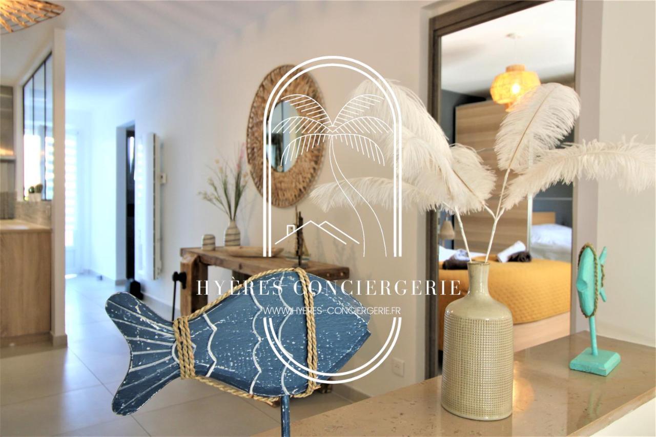 Les Salins - Rez De Jardin-plage Clim Wifi Parking By Hc Apartment Hyeres