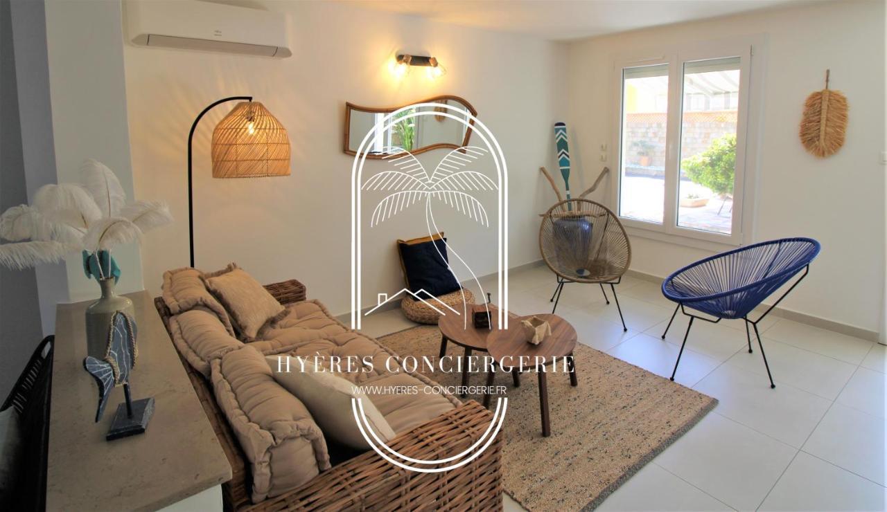 Les Salins - Rez De Jardin-plage Clim Wifi Parking By Hc Apartment Hyeres