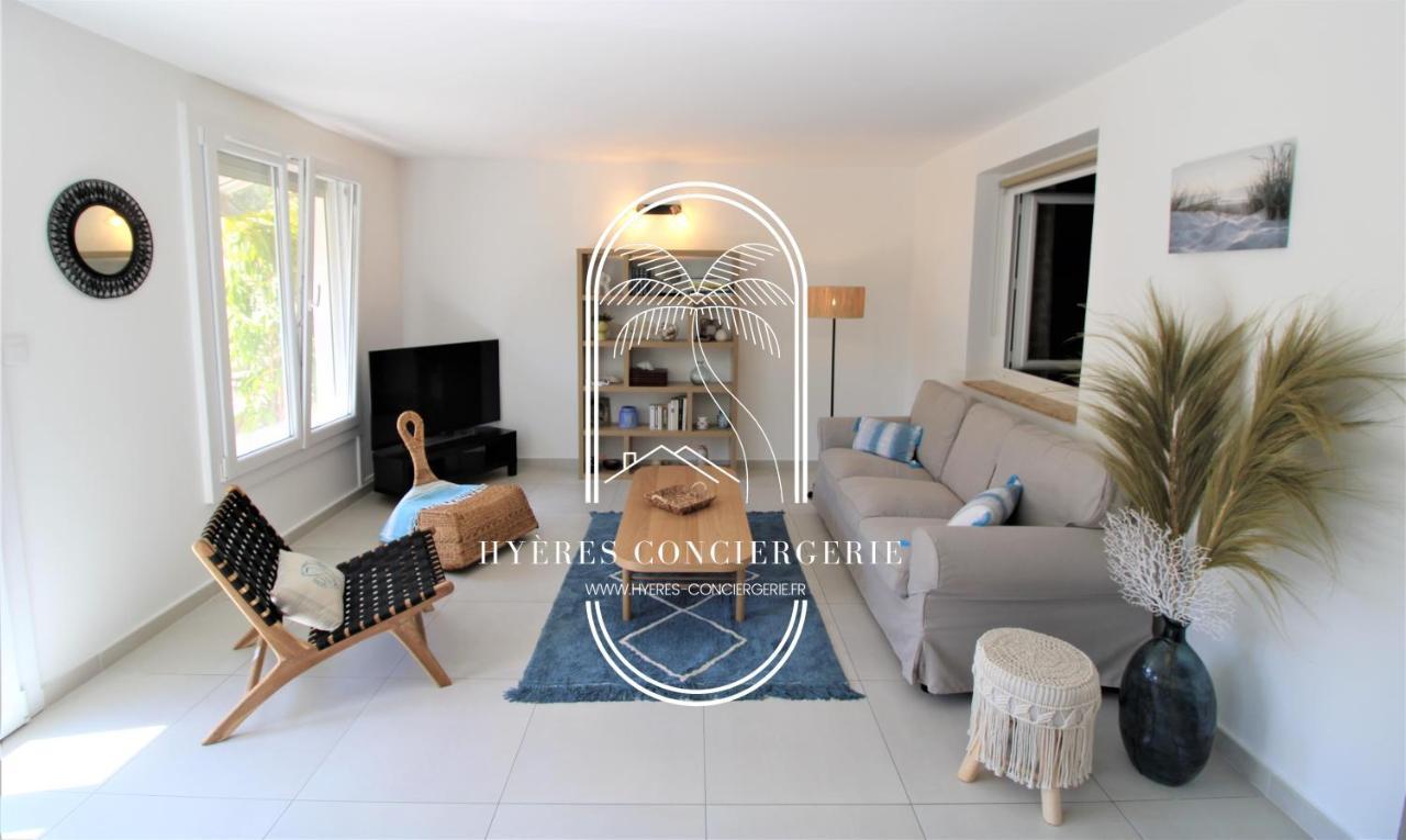 Les Salins - Rez De Jardin-plage Clim Wifi Parking By Hc * Hyeres