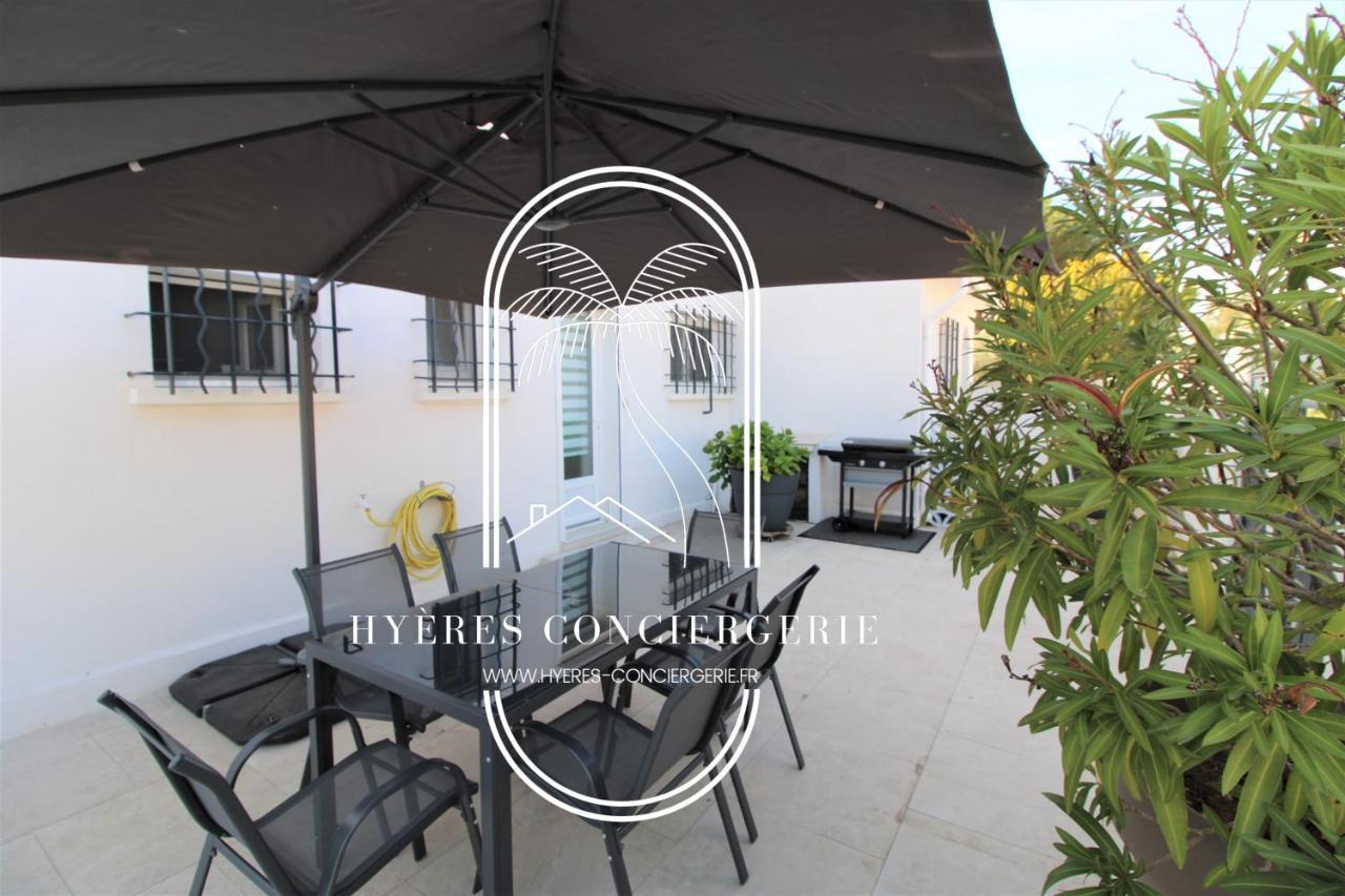 Les Salins - Rez De Jardin-plage Clim Wifi Parking By Hc * Hyeres
